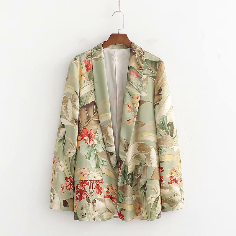 Beautiful Floral Print  Blazer