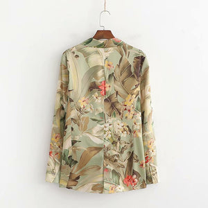 Beautiful Floral Print  Blazer