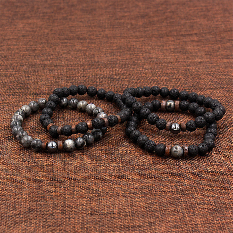 Men Bracelet Natural Moonstone