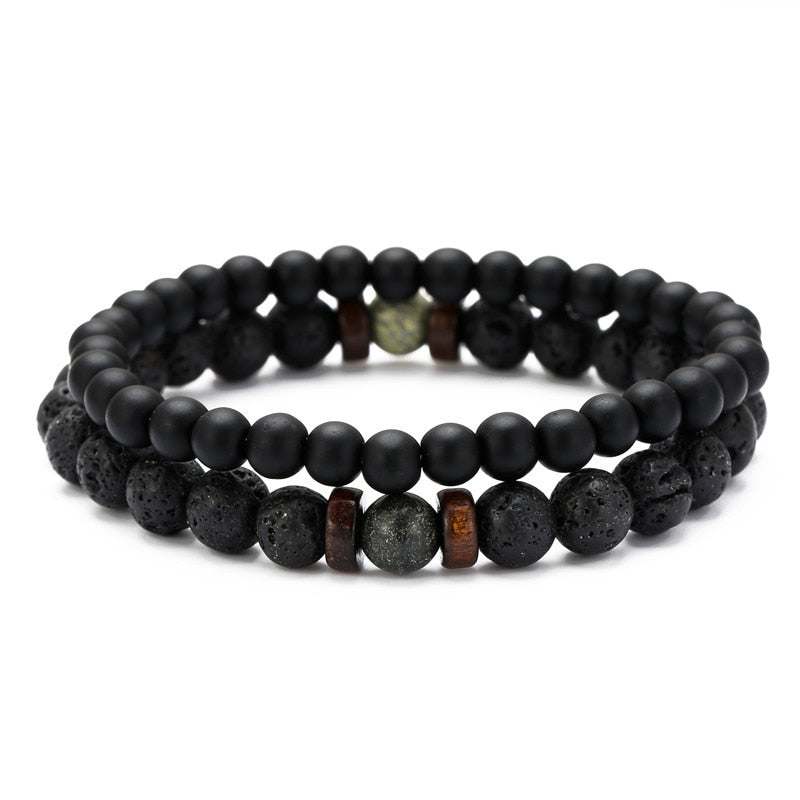 Men Bracelet Natural Moonstone