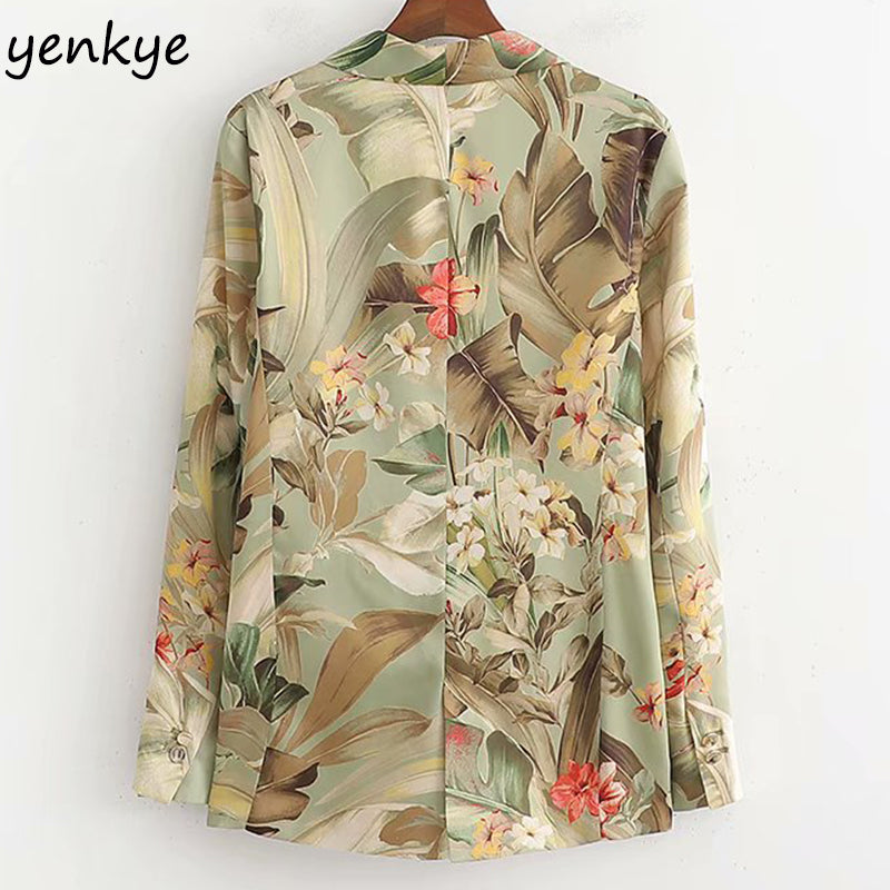 Beautiful Floral Print  Blazer