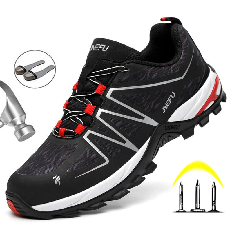Manlegu Men's Work Safety Boot Anti-Smashing