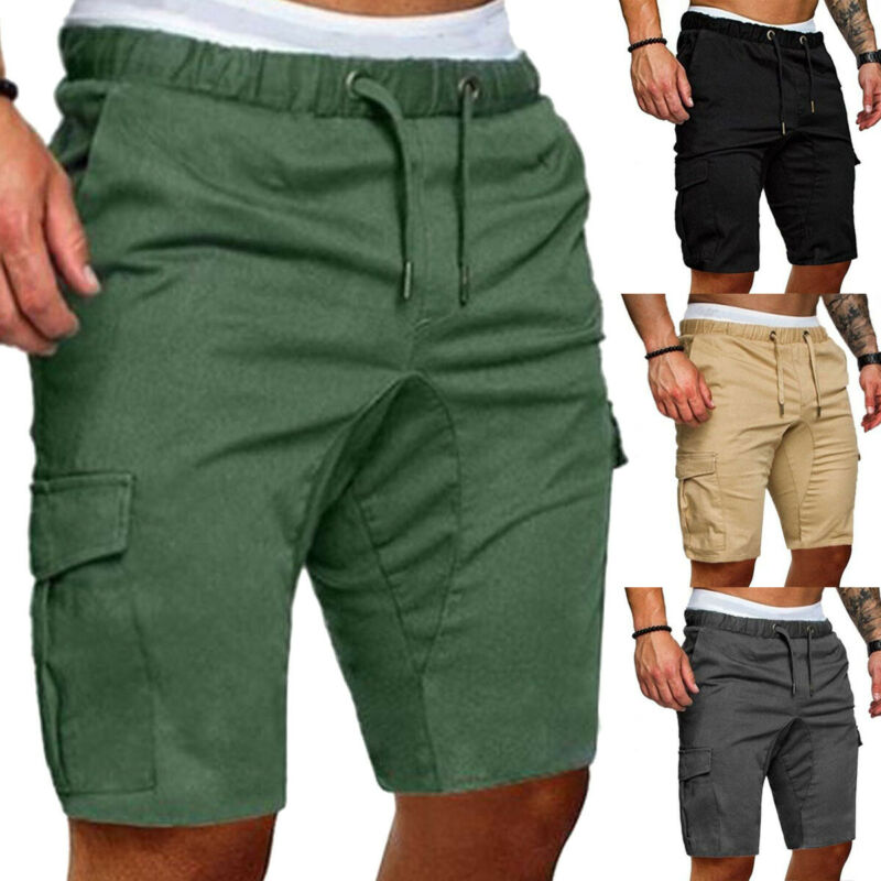 Mens Military Cargo Shorts New Army Camouflage