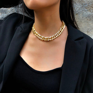 Punk Hip Hop Curb Cuban Necklace