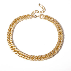 Punk Hip Hop Curb Cuban Necklace