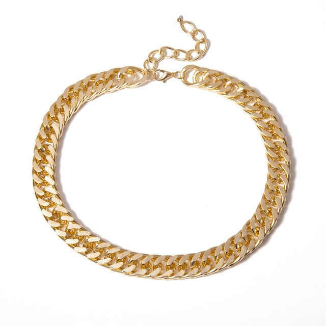 Punk Hip Hop Curb Cuban Necklace