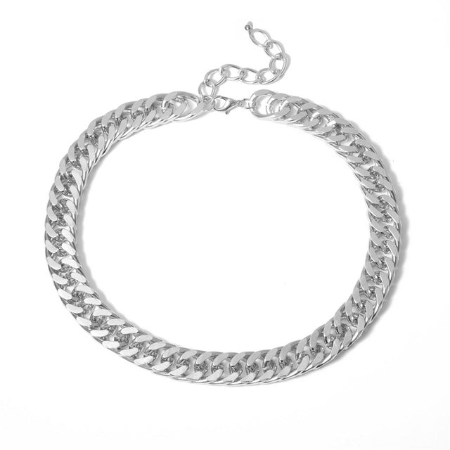 Punk Hip Hop Curb Cuban Necklace