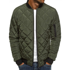 Brand Men's Cotton-padded Jackets Solid Color Men