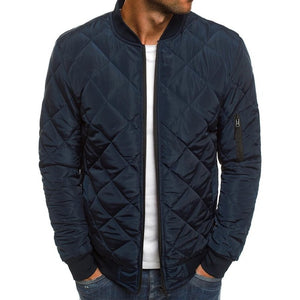 Brand Men's Cotton-padded Jackets Solid Color Men