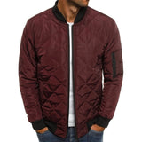 Brand Men's Cotton-padded Jackets Solid Color Men