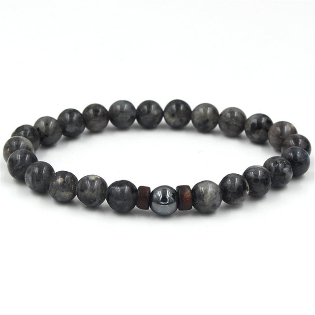 Men Bracelet Natural Moonstone