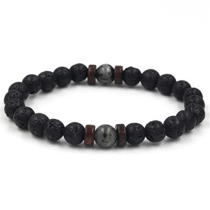 Men Bracelet Natural Moonstone