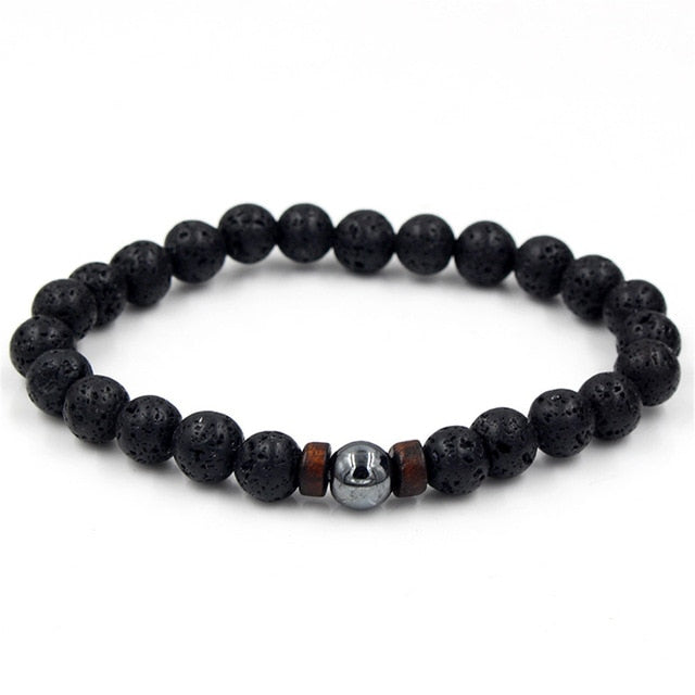 Men Bracelet Natural Moonstone