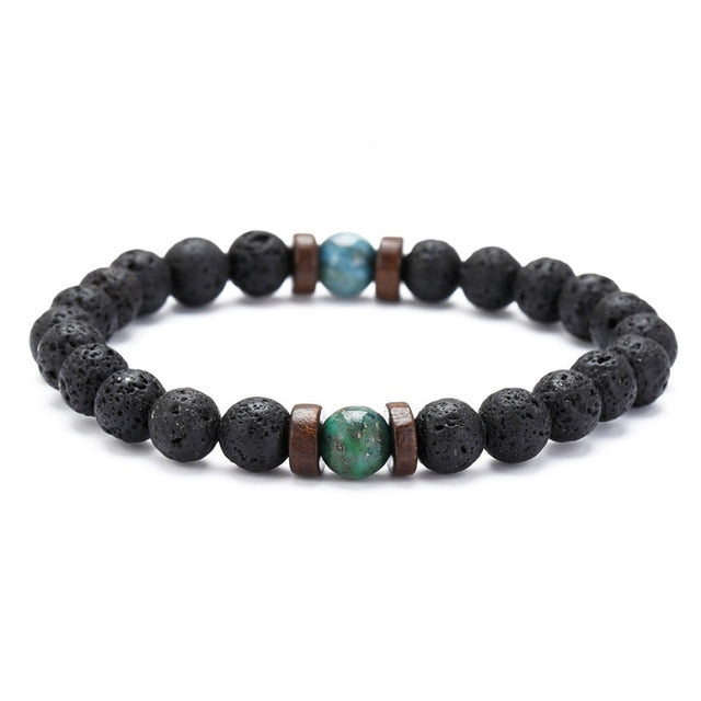 Men Bracelet Natural Moonstone