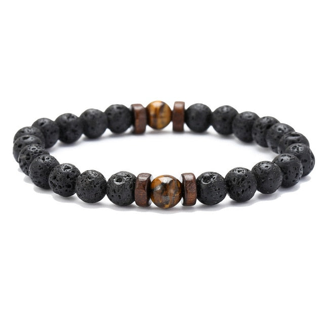 Men Bracelet Natural Moonstone