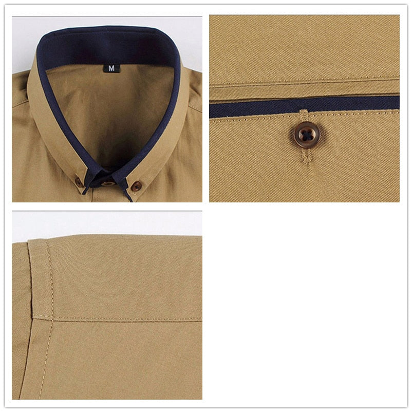 Men's Business Shirt Short Sleeves