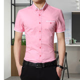 Men's Business Shirt Short Sleeves