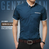 Men's Business Shirt Short Sleeves