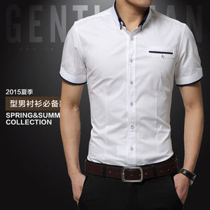 Men's Business Shirt Short Sleeves
