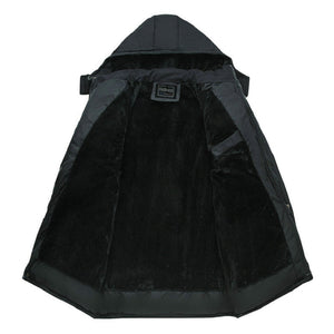 Black Winter Jacket Men Thick Parkas Casual Jackets