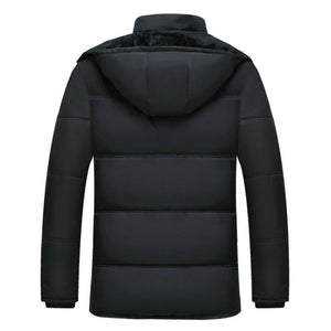 Black Winter Jacket Men Thick Parkas Casual Jackets