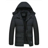 Black Winter Jacket Men Thick Parkas Casual Jackets