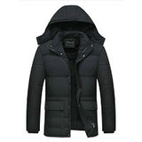 Black Winter Jacket Men Thick Parkas Casual Jackets