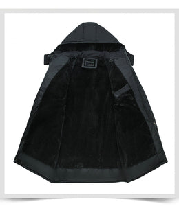 Black Winter Jacket Men Thick Parkas Casual Jackets