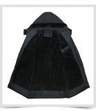 Black Winter Jacket Men Thick Parkas Casual Jackets