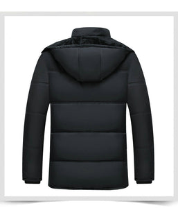 Black Winter Jacket Men Thick Parkas Casual Jackets