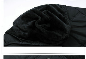 Black Winter Jacket Men Thick Parkas Casual Jackets