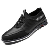 Men's Shoes Brand Men Casual Shoes High Quality Leather Shoes Men Comfortable Breathable Men Business Shoes Zapatillas Hombre